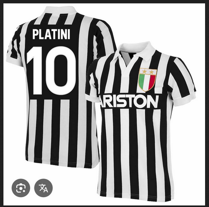 Men #10 Platini black 2025 soccer jersey